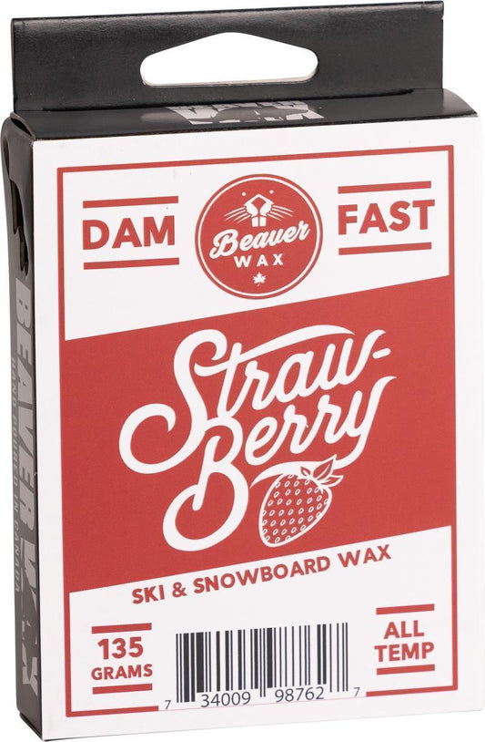 Beaver All Scented Wax - 135g Bar - Strawberry 1