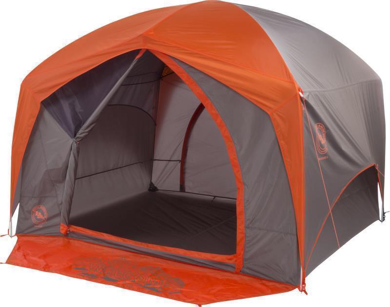 Big House 6, 6 Person, 3 Season Tent - Orange / Taupe 5