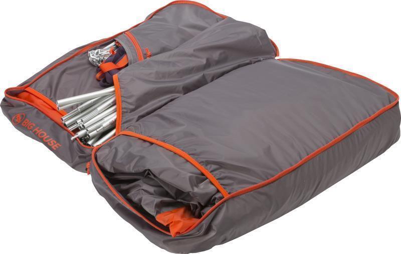 Big House 6, 6 Person, 3 Season Tent - Orange / Taupe 8