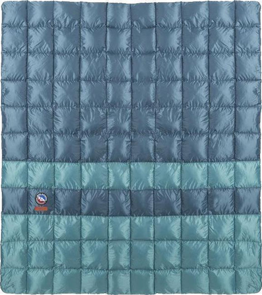 Camp Robber Down Blanket - Tapestry / Teal 1