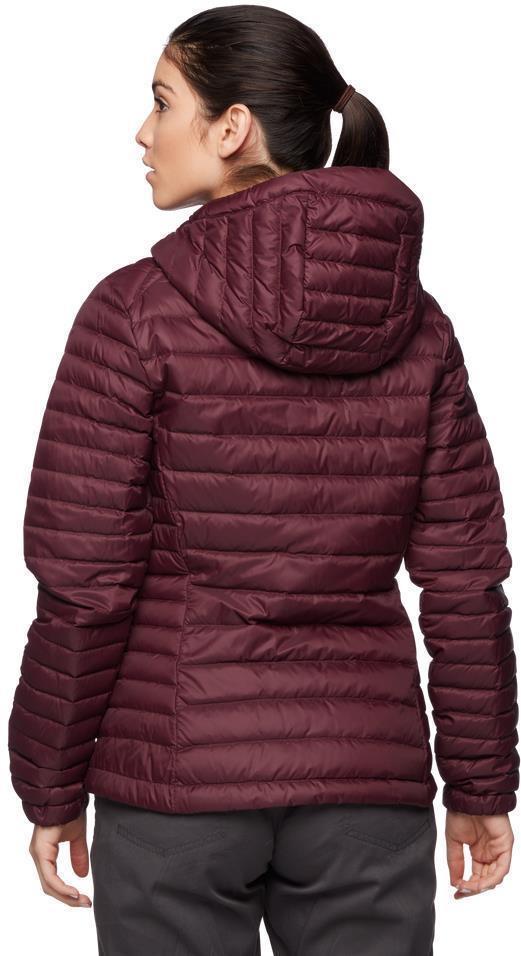 Access Down Hoody - Womens - Bordeaux 3