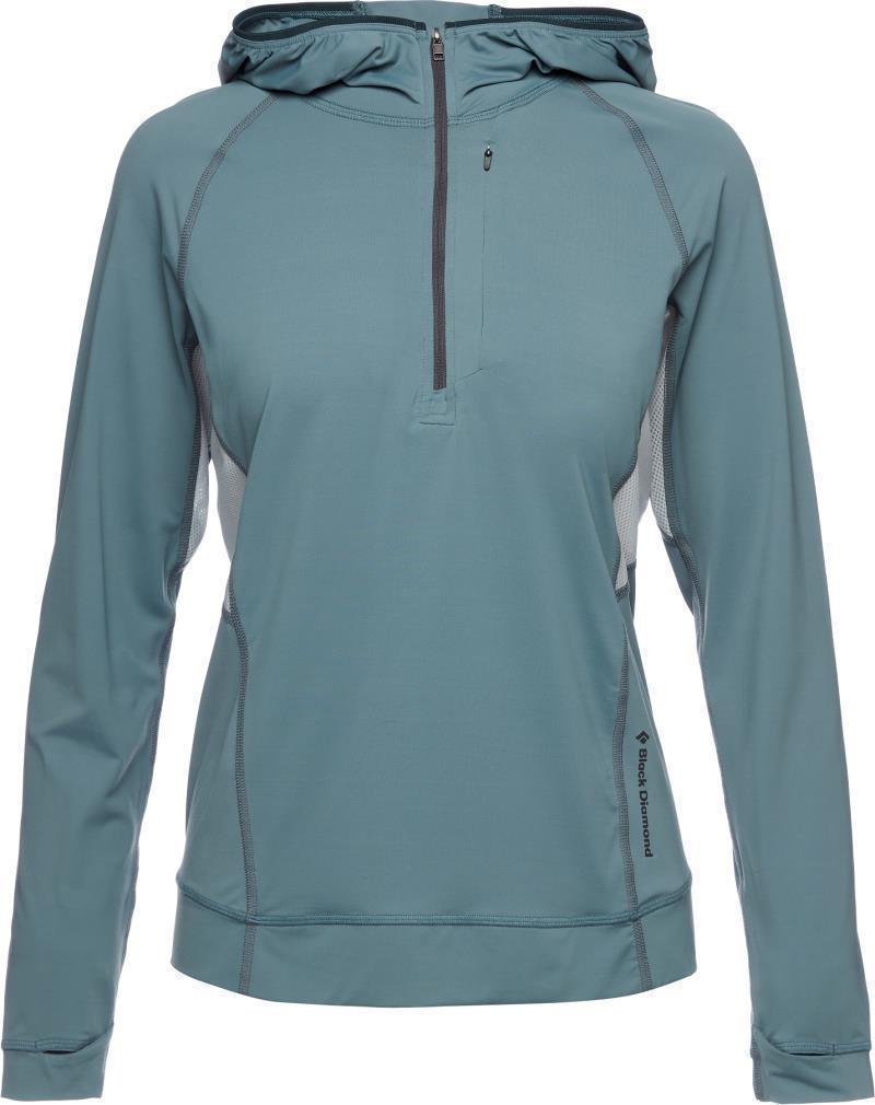 Alpenglow Pro Hoody - Womens - Storm Blue 1