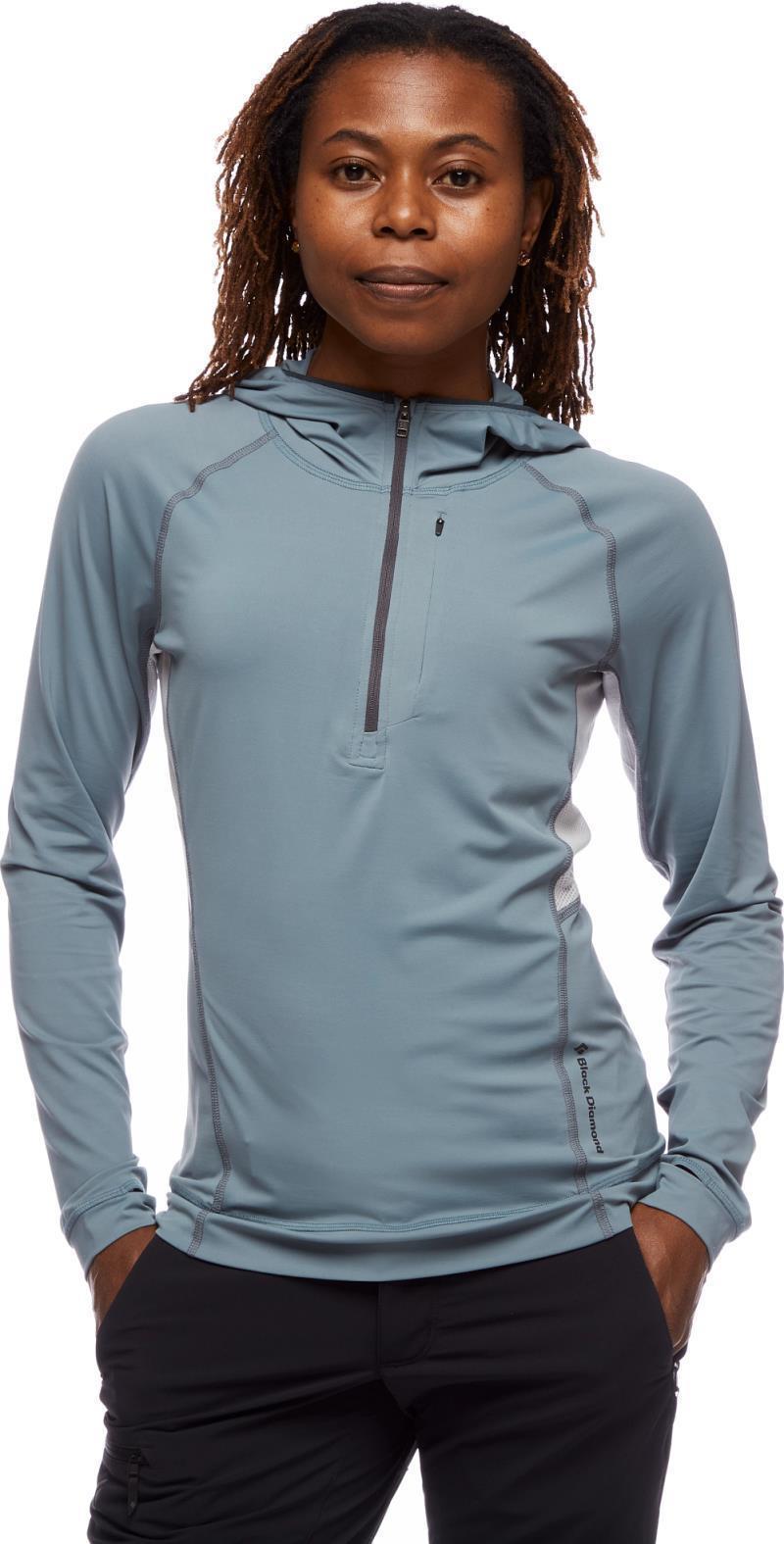Alpenglow Pro Hoody - Womens - Storm Blue 2