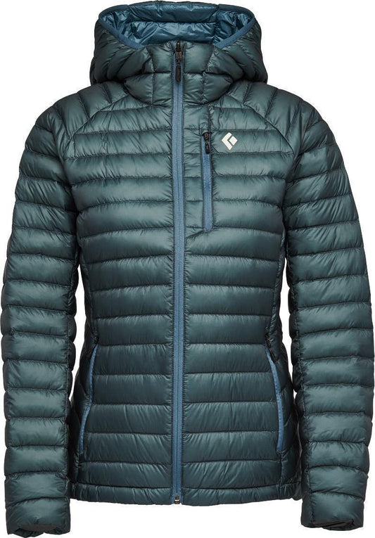 Approach Down Hoody - Womens - Creek Blue 1