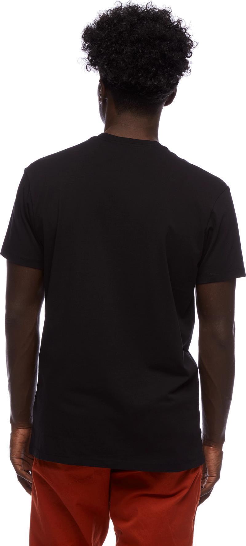 Block Print Mountain SS Tee - Mens - Black 3