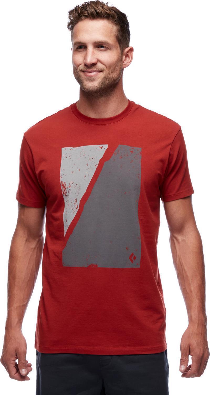 Block Print Mountain SS Tee - Mens - Red Rock 2