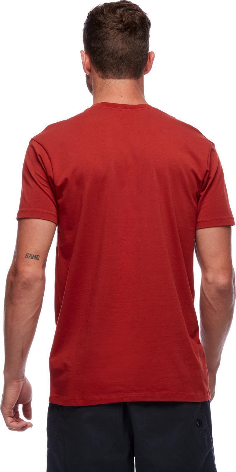 Block Print Mountain SS Tee - Mens - Red Rock 3