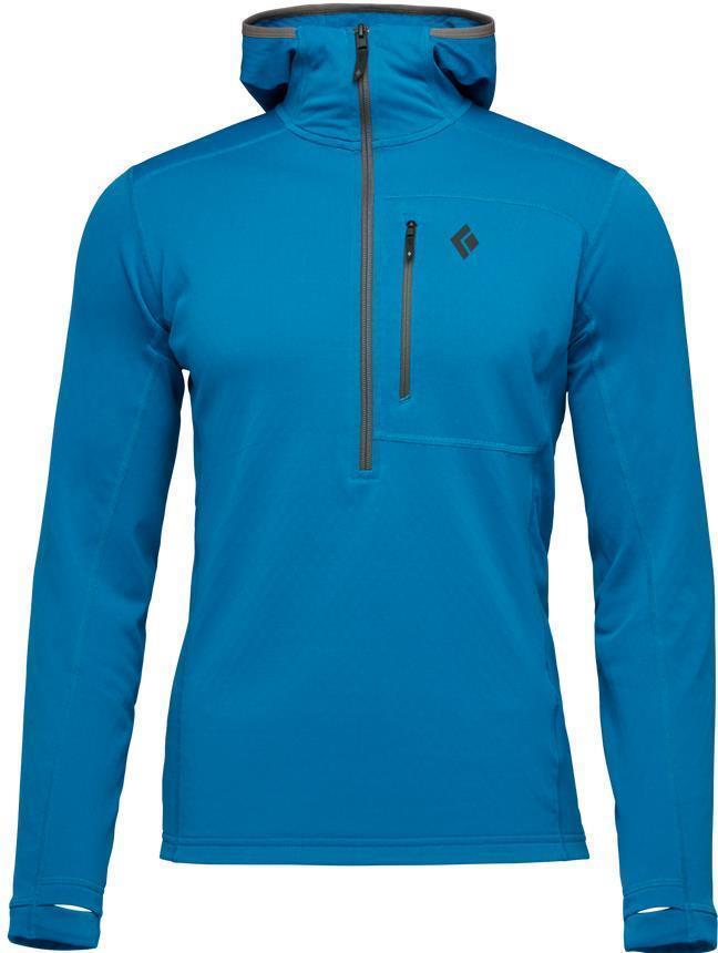 Coefficient 1/4-Zip Fleece Hoody - Mens - Kingfisher 1