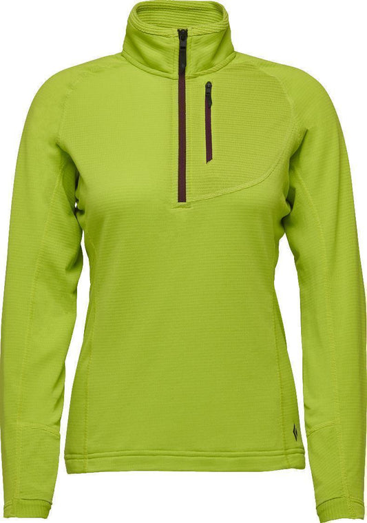 Coefficient LT 1/4-Zip Pullover - Womens - Aloe 1
