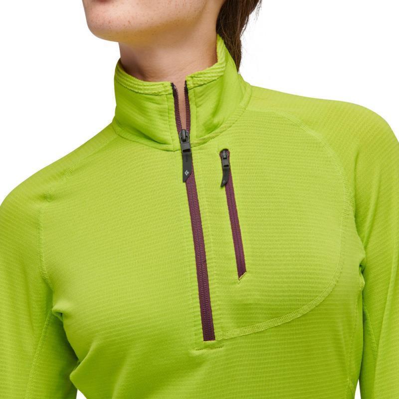 Coefficient LT 1/4-Zip Pullover - Womens - Aloe 4