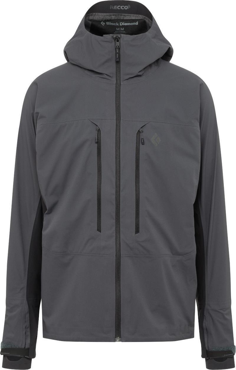 Dawn Patrol Hybrid Shell - Mens - Carbon 1