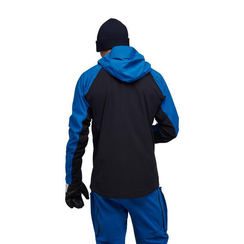 Dawn Patrol Hybrid Shell - Mens - Kingfisher / White / Black 3
