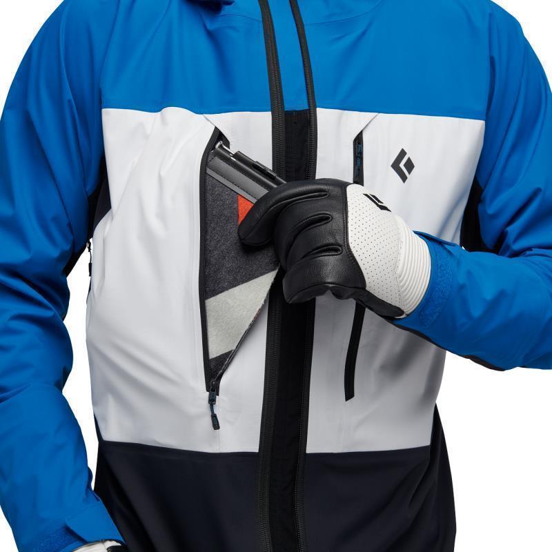 Dawn Patrol Hybrid Shell - Mens - Kingfisher / White / Black 7