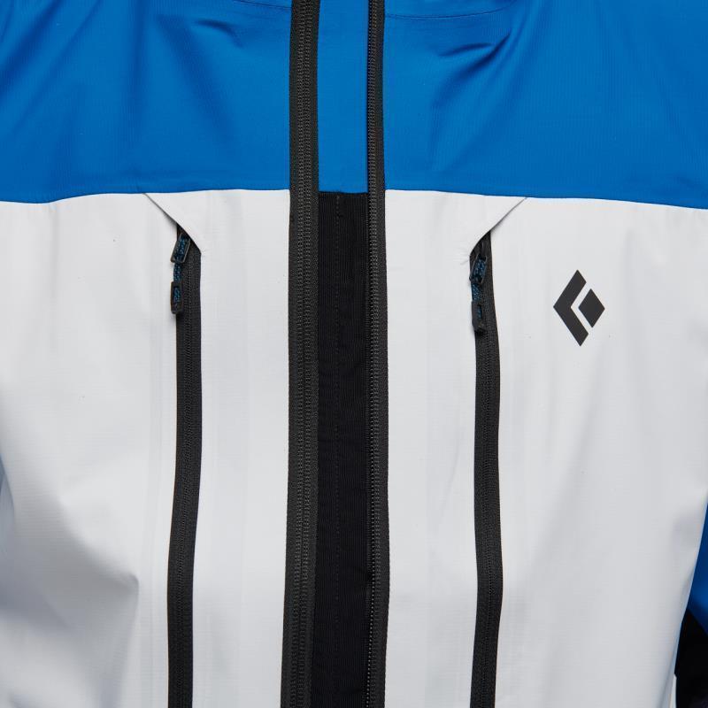 Dawn Patrol Hybrid Shell - Mens - Kingfisher / White / Black 9