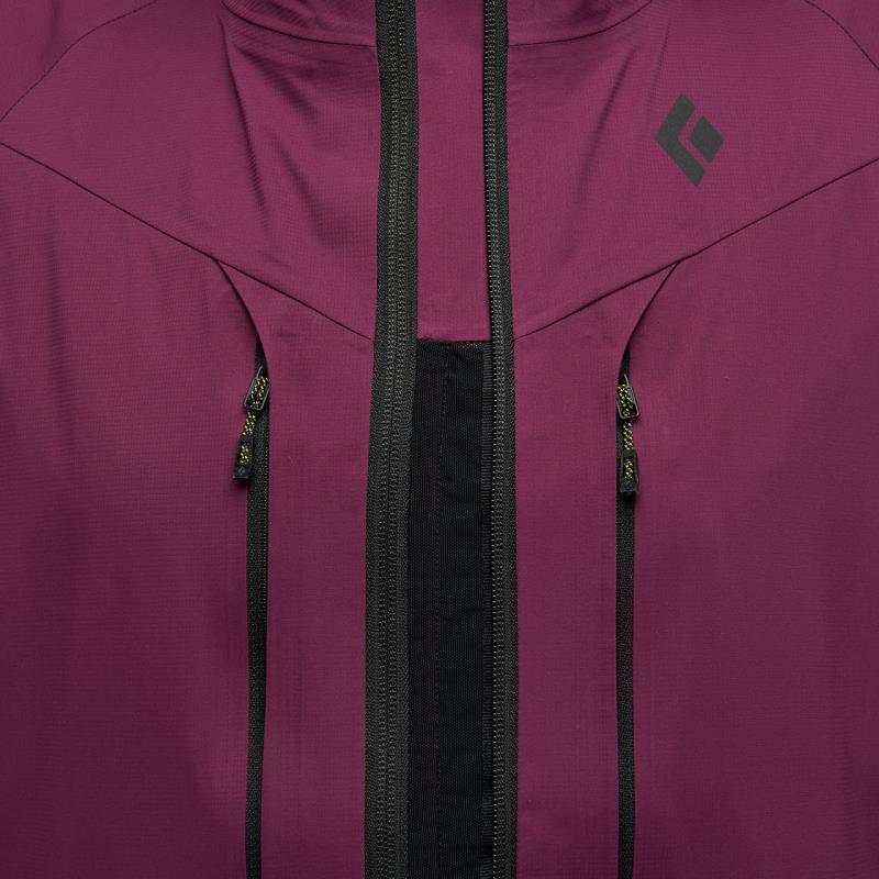Dawn Patrol Hybrid Shell - Womens - Blackberry / Black 8