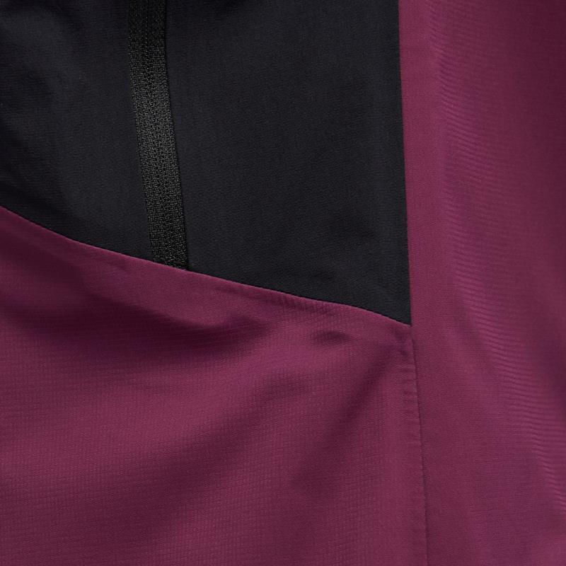 Dawn Patrol Hybrid Shell - Womens - Blackberry / Black 10