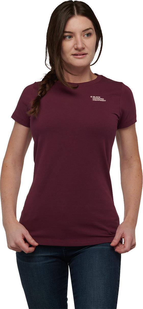 Diamond Camo SS Tee - Womens - Blackberry 2