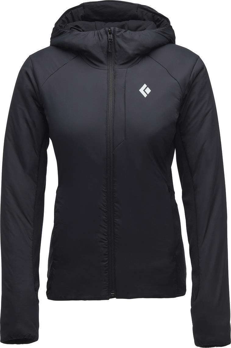 First Light Hybrid Hoody - Womens - Black 1