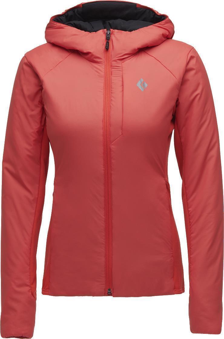 First Light Hybrid Hoody - Womens - Coral Red 1
