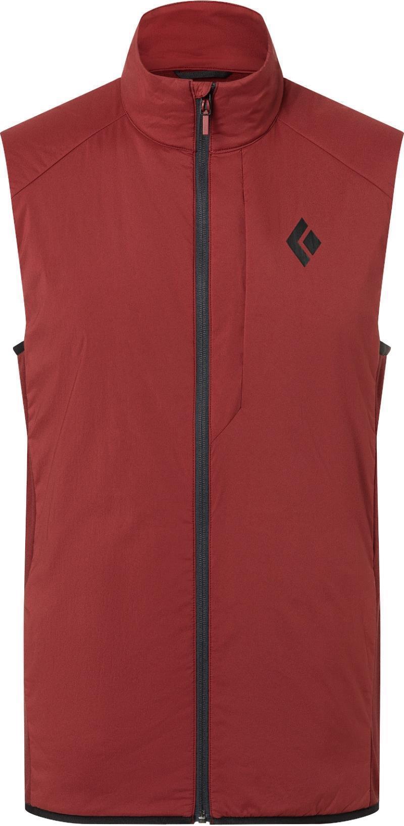 First Light Hybrid Vest - Mens - Dark Crimson 1