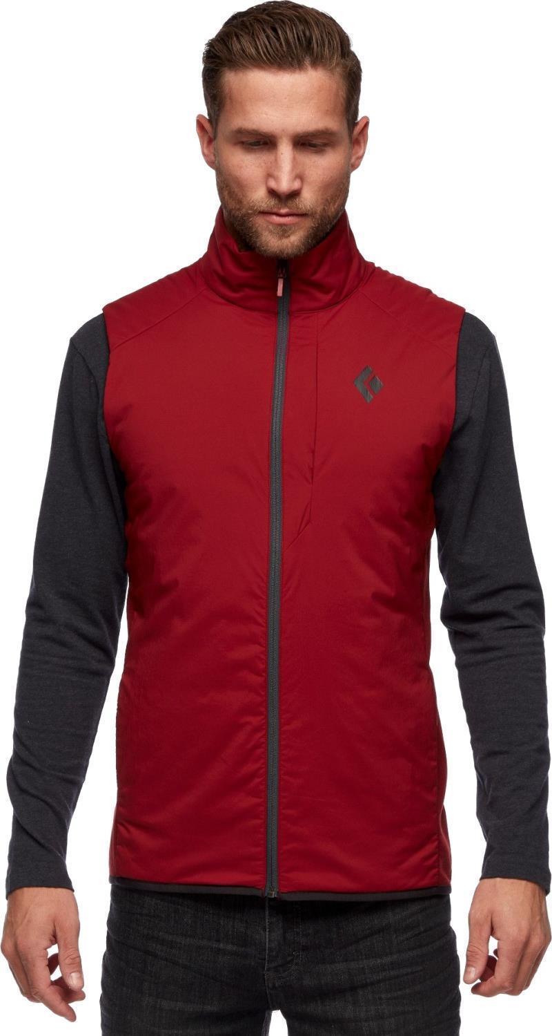 First Light Hybrid Vest - Mens - Dark Crimson 2