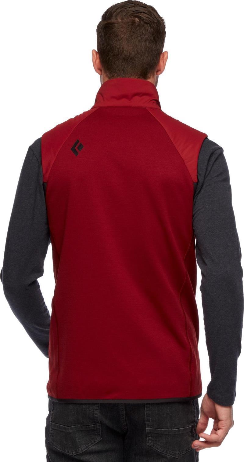 First Light Hybrid Vest - Mens - Dark Crimson 3