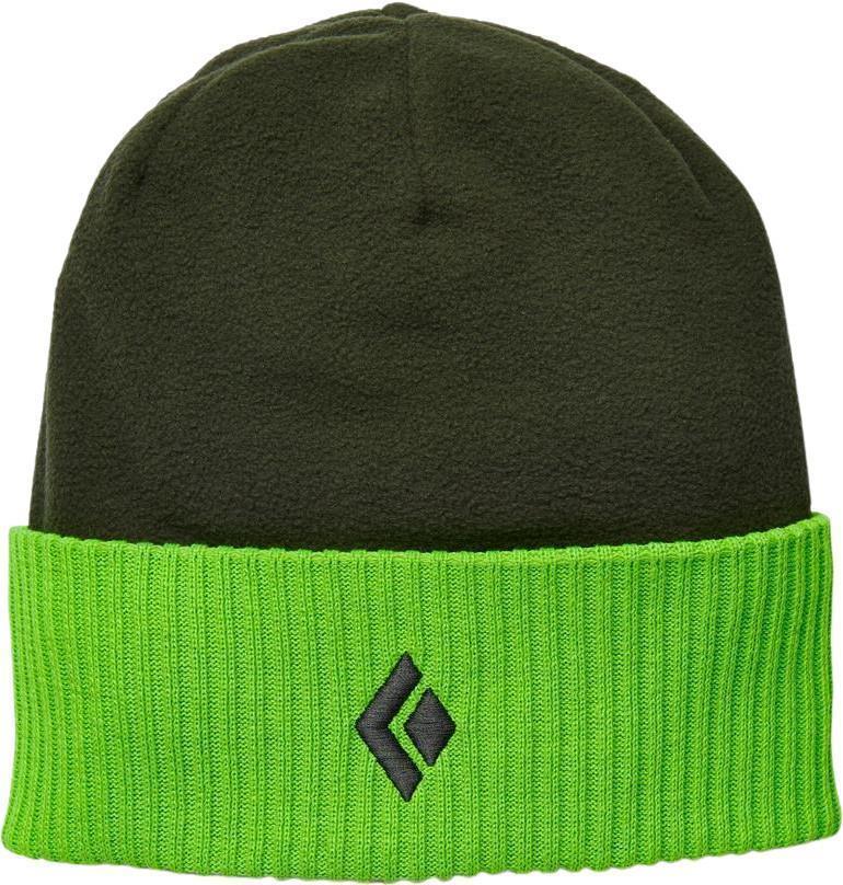 Fleece Beanie - Lime Green / Mountain Forest 1