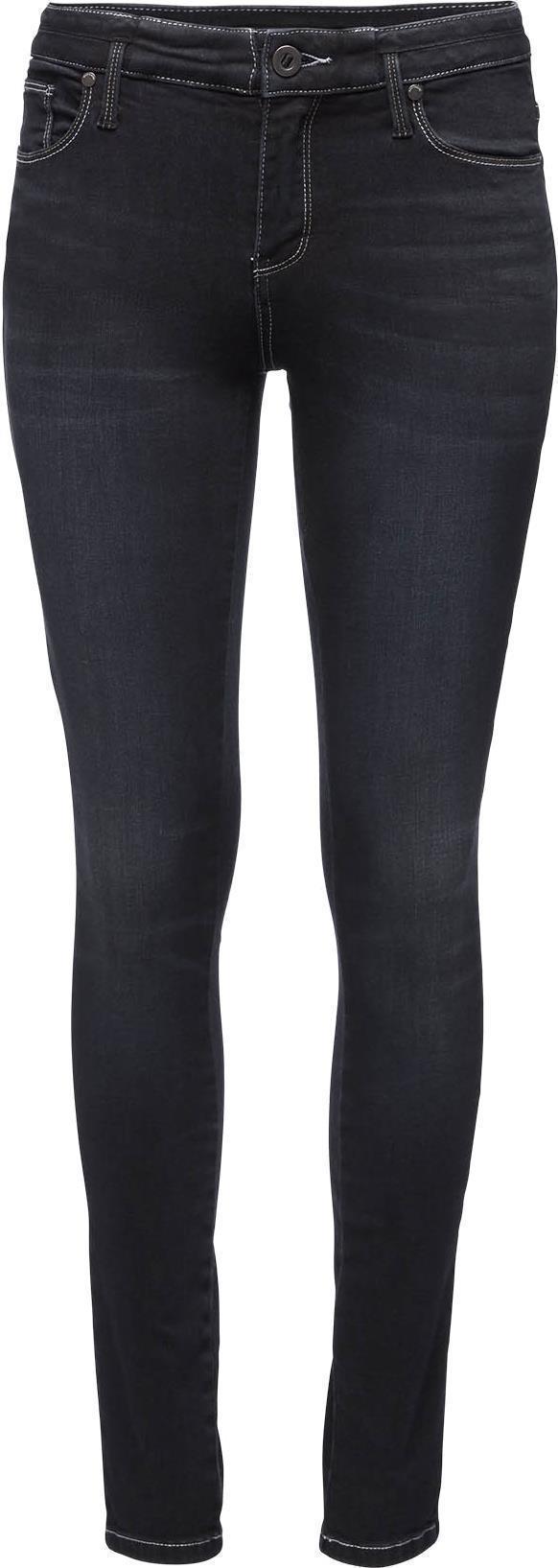 Forged Denim Pants - Womens - Black 1