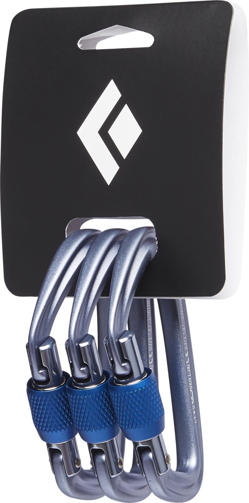 Hotforge Screwgate Carabiner - 3 Pack - Gray 1