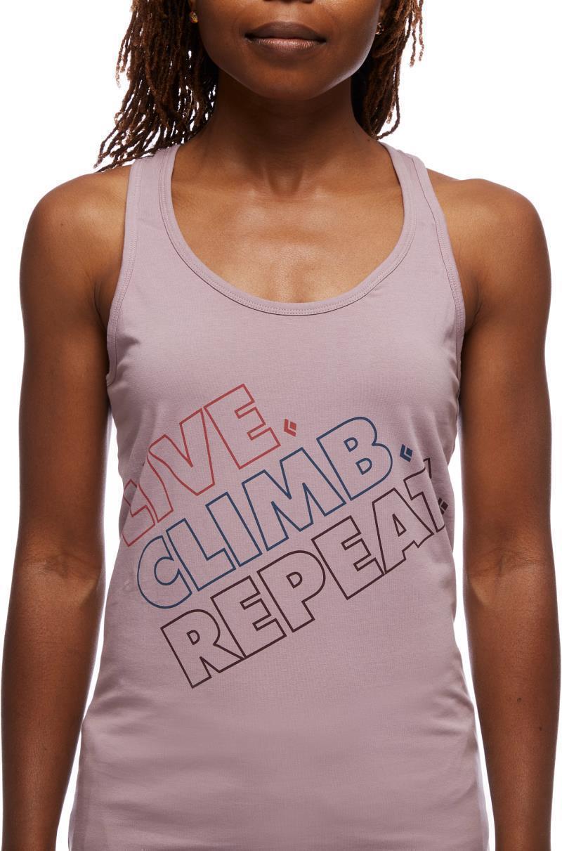 Live.Climb.Repeat. Tank - Womens - Wood Violet 4