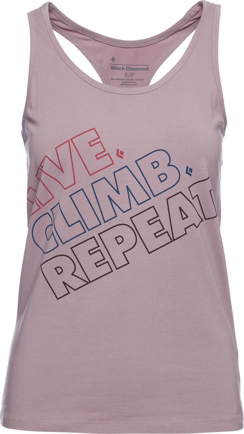 Live.Climb.Repeat. Tank - Womens - Wood Violet 1