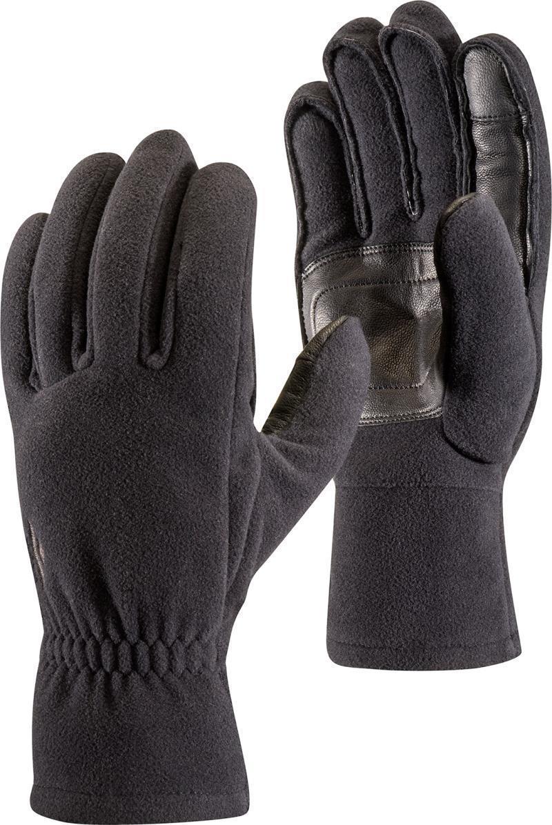 Midweight Windbloc Fleece Gloves - Black 1