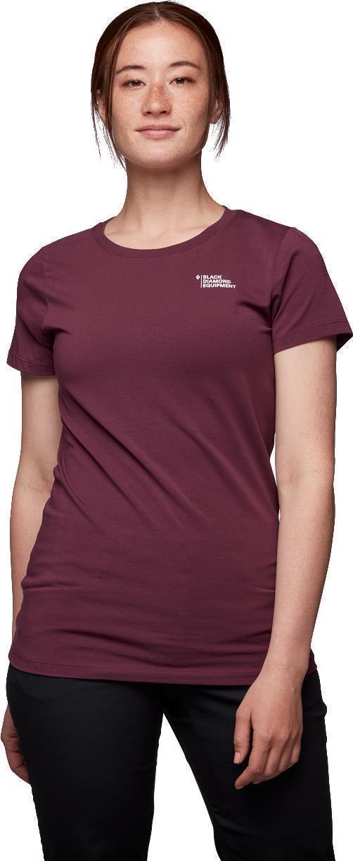 Peaks SS Tee - Womens - Blackberry 1