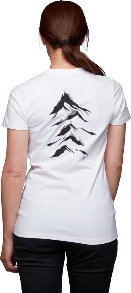 Peaks SS Tee - Womens - White 3