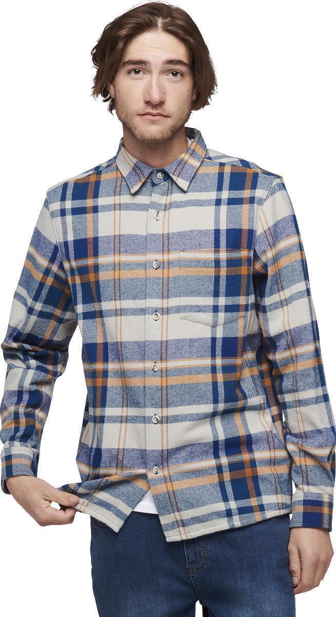 Project Flannel - Mens - Pewter / Indigo Plaid 2