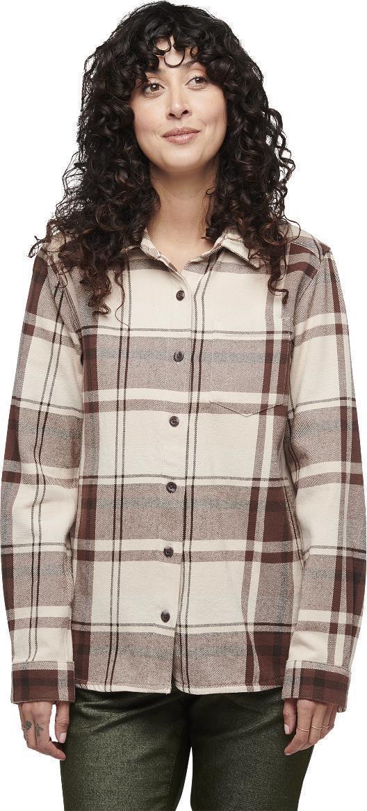 Project Flannel - Womens - Chalk Pink / Walnut Plaid 2