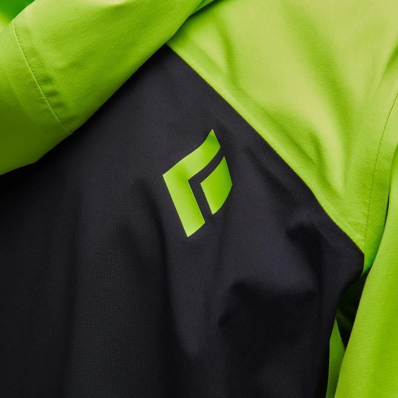 Recon LT Stretch Shell - Mens - black / lime green 1