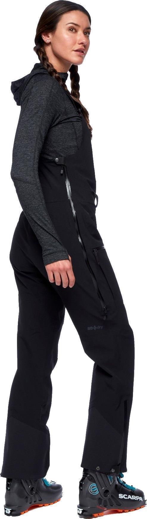 Recon Stretch Bibs - Womens - Black 3