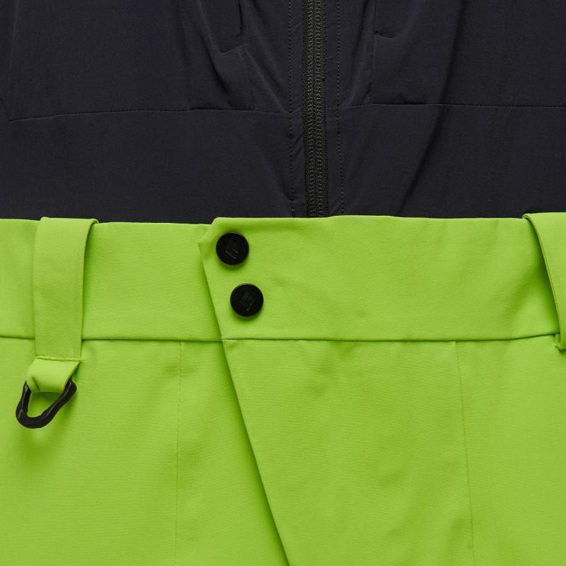 Recon Stretch Pro Bibs - Mens - Lime Green / Mountain Forest 7