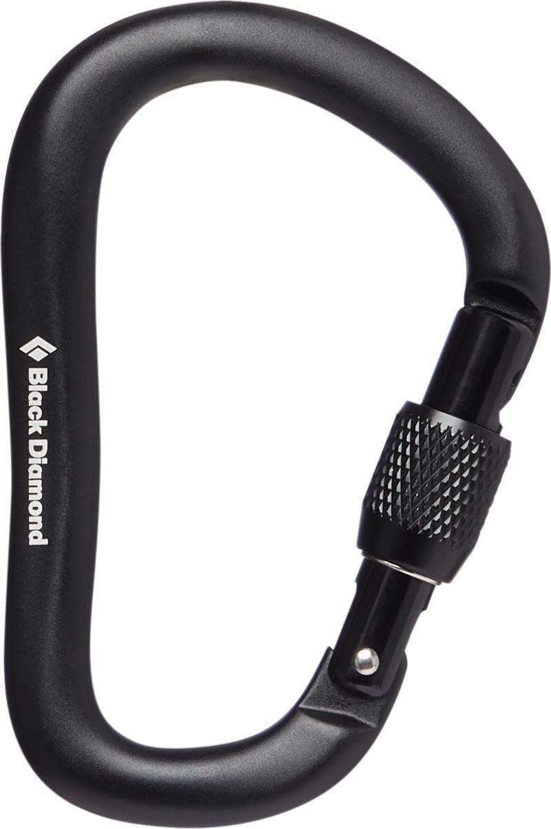 Rocklock Screwgate Carabiner - Black 1
