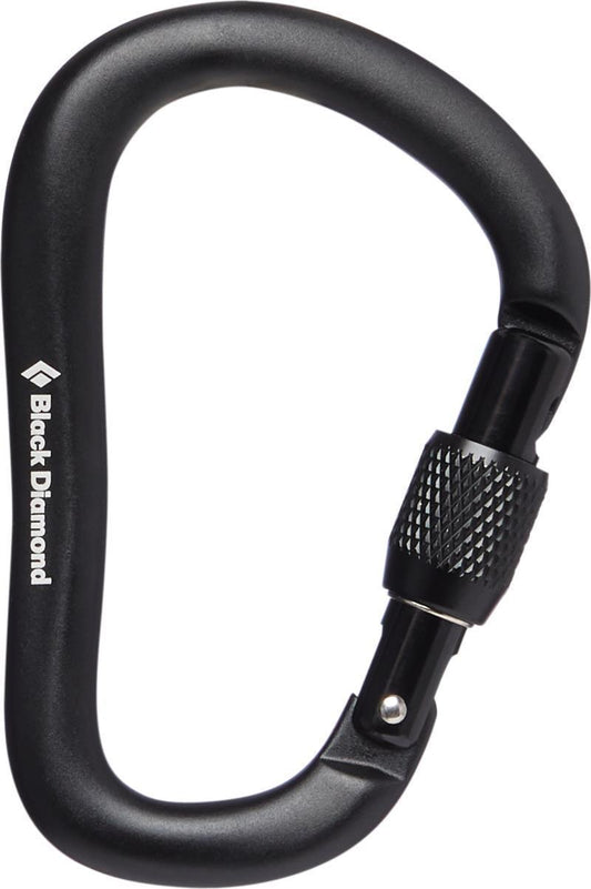 Rocklock Screwgate Carabiner - Black 1