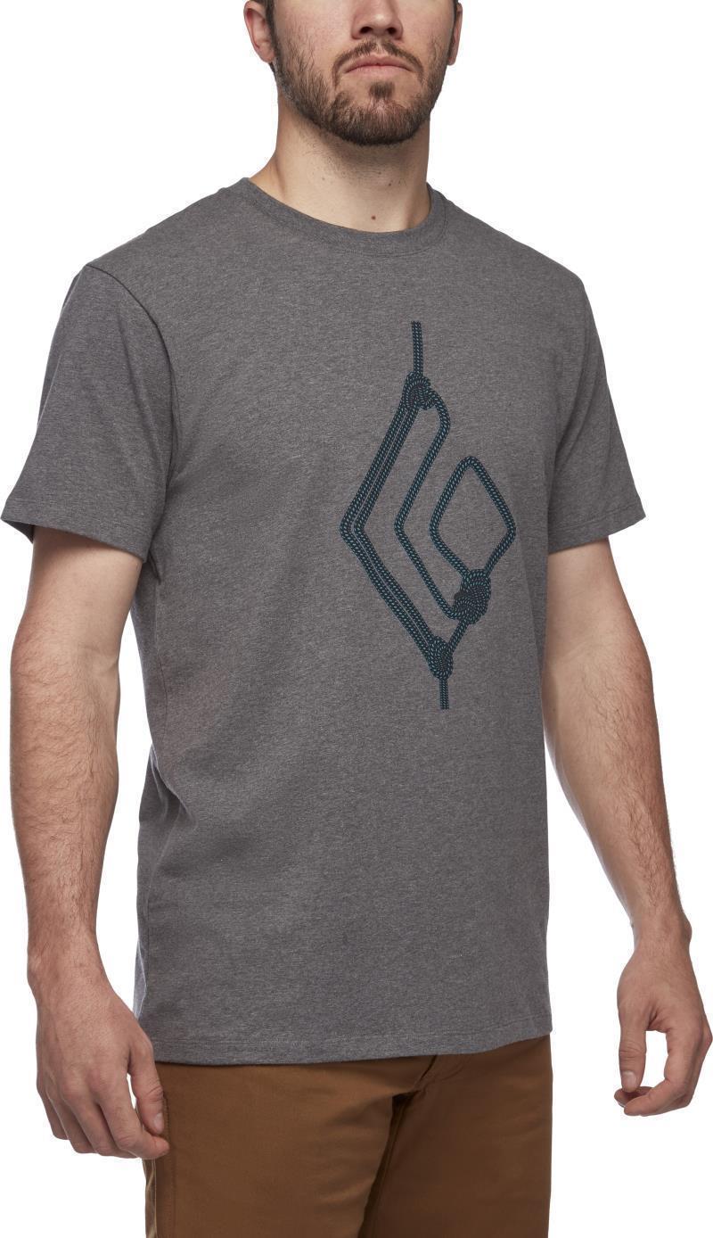 Rope Diamond SS Tee - Mens - Charcoal Heather 2