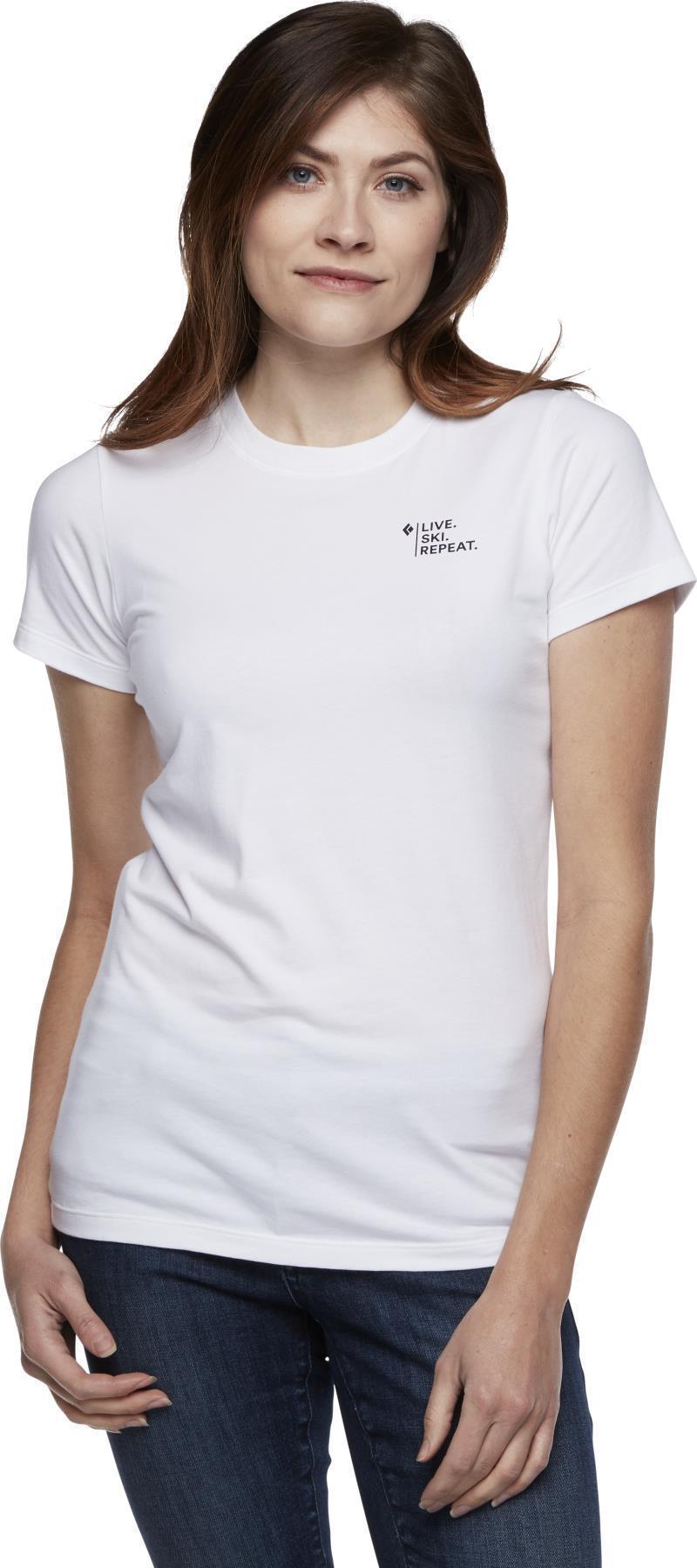 Ski Mountaineering SS Tee - Womens - White 1
