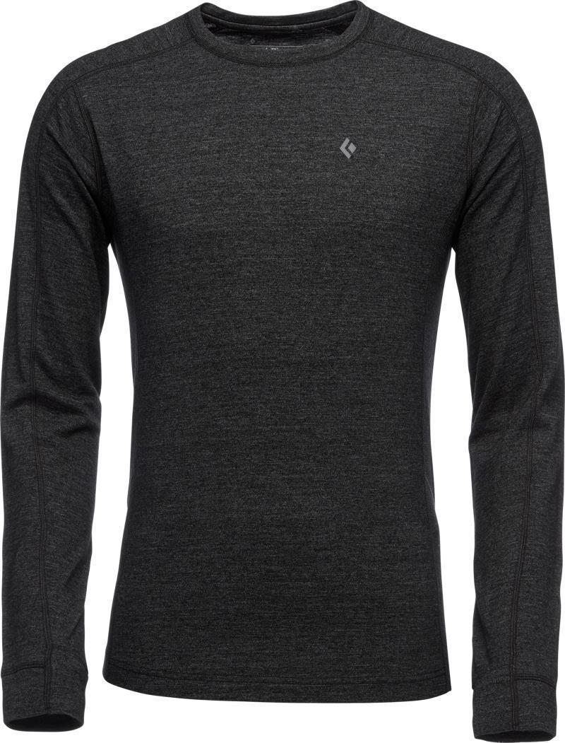 Solution 150 Merino Baselayer Crew - Mens - Black 1