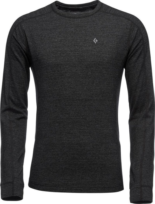 Solution 150 Merino Baselayer Crew - Mens - Black 1