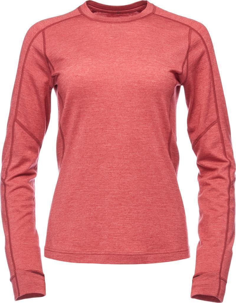 Solution 150 Merino Baselayer Crew - Womens - Wild Rose 1