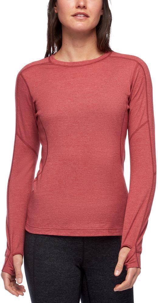 Solution 150 Merino Baselayer Crew - Womens - Wild Rose 3