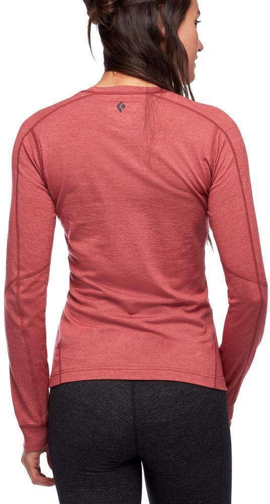 Solution 150 Merino Baselayer Crew - Womens - Wild Rose 4