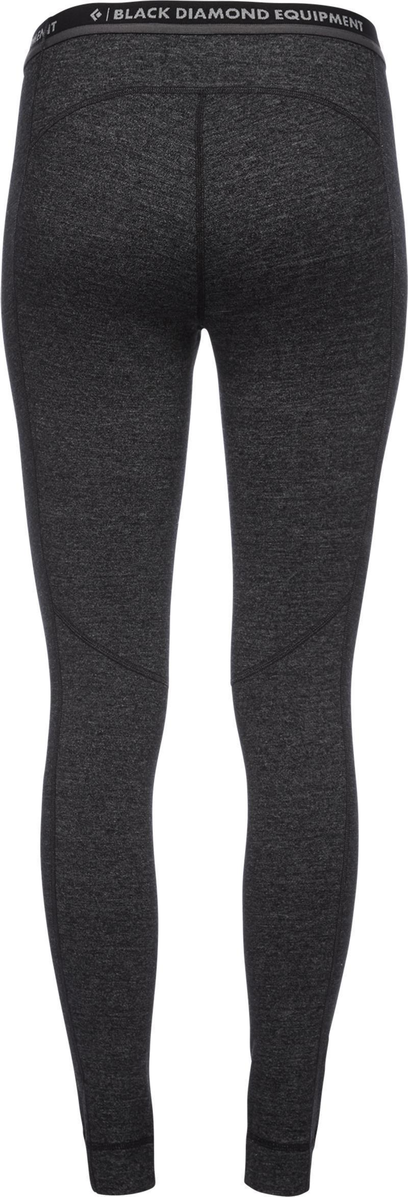 Solution 150 Merino Baselayer Full Length Bottoms, 28" Inseam - Womens - Black 2