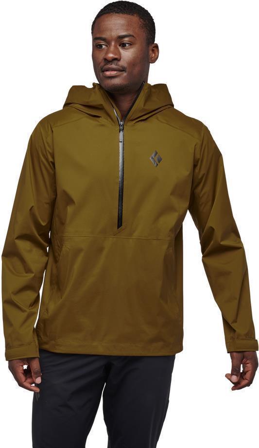 Stormline Stretch Anorak - Mens - dark curry 1